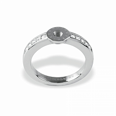 Кольцо-основа RING 4 Блестящее Серебро