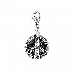 Кулон Charms Блестящее Серебро Серый