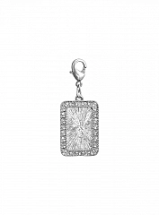 Кулон Mega Charms Блестящее Серебро