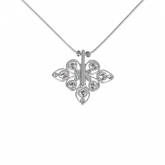 Колье Dazzle Drop Блестящее Серебро