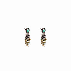 Серьги Sezane Зеленый