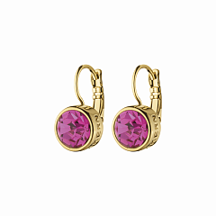 Серьги LOUISE Блестящее Золото Розовый