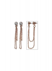 Серьги Big Earrings Розовое Золото