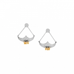 Серьги Java Античное Серебро Серебряный