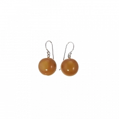 Серьги Bolas Коричневый