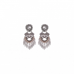 Серьги Индиго Серебряный