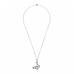 Колье Papillon Блестящее Серебро