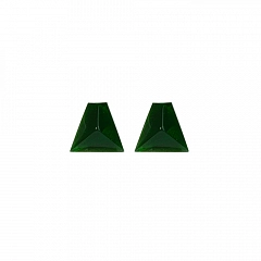 Серьги Tangram Зеленый