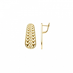 Серьги Goldena Castella Серебро С Позолотой