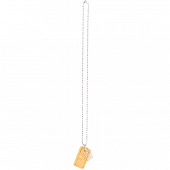 Колье Precious Tags Золотой