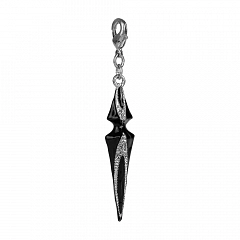 Кулон Mega Charms Блестящее Серебро Серый