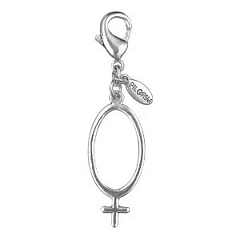 Кулон Charms Блестящее Серебро