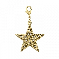 Кулон Mega Charms Блестящее Золото