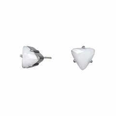 Серьги Soft Shafts Блестящее Серебро