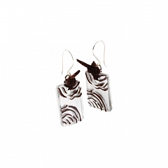 Серьги Wild Rose Коричневый