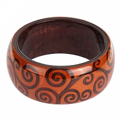 Браслет Swirl Красный
