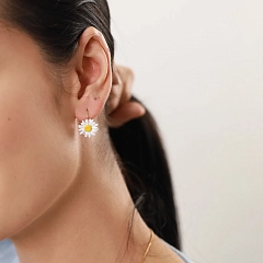 Серьги Les Pepites Les Fleurs Du Moment-Daisy