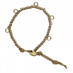 Браслет Charms Блестящее Золото