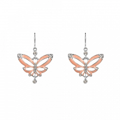 Серьги Papillon Блестящее Серебро