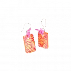 Серьги Wild Rose Розовый