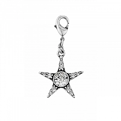 Кулон Charms Блестящее Серебро