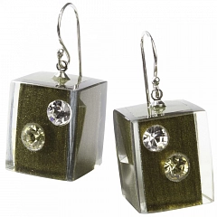 Серьги Bliss Luxx Series Зеленый