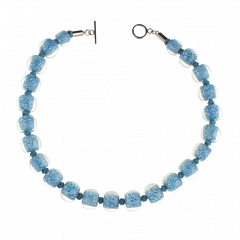 Колье Dazzle Beads Голубой