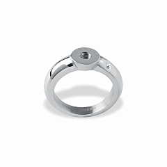 Кольцо-основа RING 5 Блестящее Серебро
