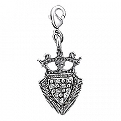 Кулон Charms Блестящее Серебро