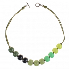 Колье Nature'S Beads Зеленый
