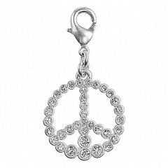 Кулон Mega Charms Блестящее Серебро
