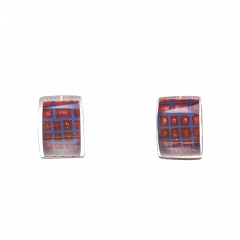 Серьги City Beads Красный