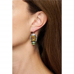 Серьги Syracuse Topaze Argente