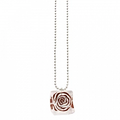 Колье Wild Rose Коричневый