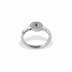 Кольцо-основа RING 6 Блестящее Серебро