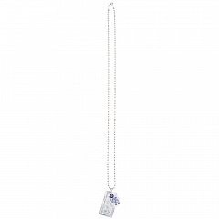 Колье Precious Tags Синий
