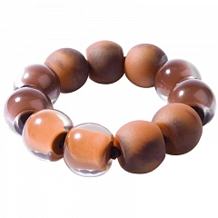 Браслет Colourful Beads Коричневый