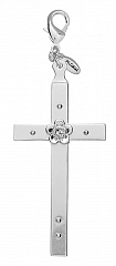 Кулон Mega Charms Блестящее Серебро