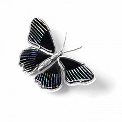 Брошь Papillons Черный