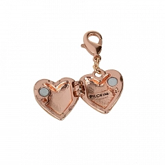 Кулон Charms Розовое Золото Белый