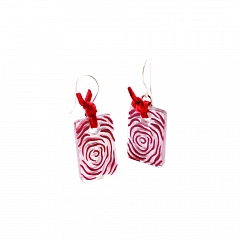 Серьги Wild Rose Красный